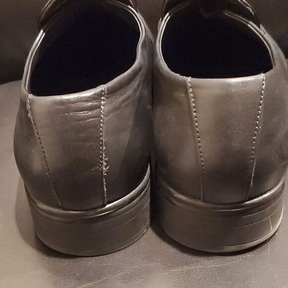 BRUNO MAGLI  Black Leather Mens Loafers - Size 11 1/2 - Picture 4 of 9